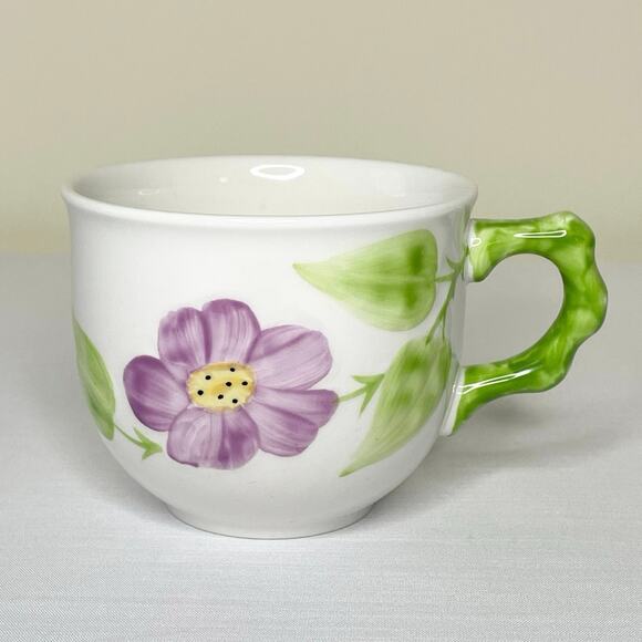 VTG Villeroy & Boch Spring Rose Violett Country Collection Cup & Saucer | EUC - Picture 3 of 10